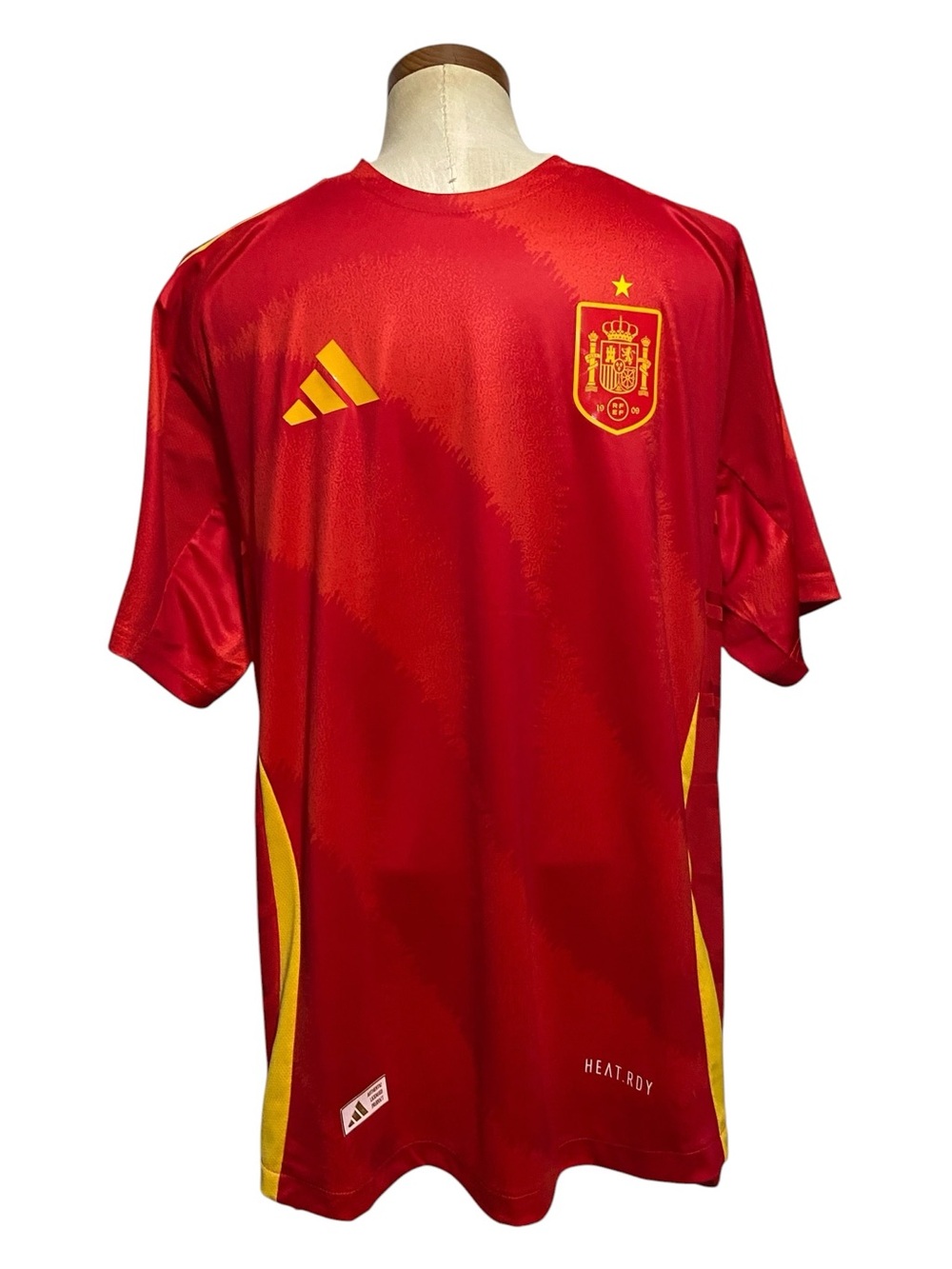 Adidas Spain 2024 National Team Home Jersey Sz XXL Slim Fit